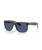The Ray-Ban Justin Classic Sunglasses in Matte Opal Grey & Dark Blue