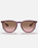 The Ray-Ban Erika Sunglasses in Transparent Violet