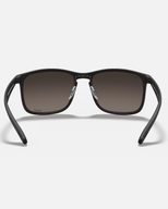 The Ray-Ban Chromance Polarised Sunglasses in Black & Silver