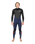 The Gul Mens Response 3/2mm Back Zip Wetsuit in Navy & Black