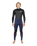 The Gul Mens Response 3/2mm Back Zip Wetsuit in Navy & Black