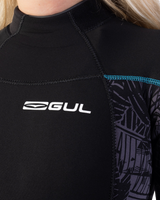 Womens Response 4/3mm Back Zip Wetsuit in Black