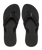 Cushion Breeze Flip Flops in Black