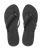 Bliss Nights Flip Flops in Black