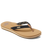 Cushion Sands Flip Flops in Black & Tan