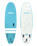 The Softech Roller 6'6" Softboard in Blue