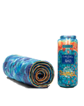 The Rumpl Nanoloft Puffy Blanket in Blazing Gaia