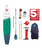 The Red Paddle 13'2" Voyager+ Hybrid Tough SUP in Blue