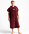 The Robie Original-Series Short Sleeve Changing Robe in Wine