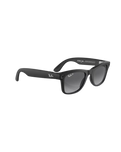 Meta Wayfarer Sunglasses in Matte Black & Graphite