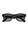 Meta Wayfarer Sunglasses in Matte Black & Graphite