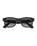 Meta Wayfarer Sunglasses in Matte Black & Graphite