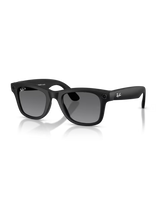 The Ray-Ban Meta Wayfarer Gen 2 Polarized Sunglasses in Matte Black & Graphite