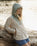 Juana 1/4 Zip Fleece Jacket in Oatmeal