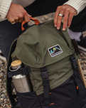 The Passenger Boondocker 26L Backpack in Black & Khaki