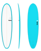 The Torq 7'8" Mod Fun V+ Surfboard in Blue & Pinline