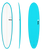 The Torq 7'8" Mod Fun V+ Surfboard in Blue & Pinline