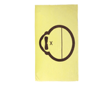 The Sun Bum Go Ape Sonny Beach Towel in Yellow