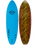 The Alder Surfworx Hellcat Mini Mal 6'6" Soft Board in AZ Blue