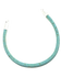 The Nalu Beads Leather 19cm Bracelet in Turquoise