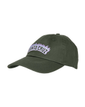The Santa Cruz Mens Burnt Collegiate Cap in Dark Moss