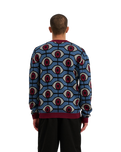The Santa Cruz Mens Serro Cardigan in Salba Eyes
