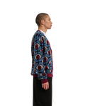 The Santa Cruz Mens Serro Cardigan in Salba Eyes