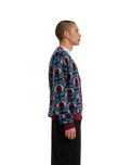The Santa Cruz Mens Serro Cardigan in Salba Eyes
