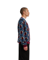 The Santa Cruz Mens Serro Cardigan in Salba Eyes