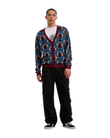 The Santa Cruz Mens Serro Cardigan in Salba Eyes