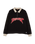 The Santa Cruz Mens Out Of Time Strip 1/4 Zip Sweatshirt in Black