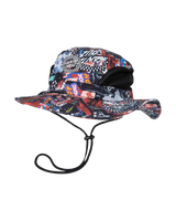 The Santa Cruz Mens Collage Boonie Hat in Multi