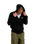 The Santa Cruz Mens Wooten Duo Zip Hoodie in Black