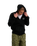 The Santa Cruz Mens Wooten Duo Zip Hoodie in Black