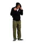The Santa Cruz Mens Wooten Duo Zip Hoodie in Black