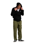 The Santa Cruz Mens Wooten Duo Zip Hoodie in Black