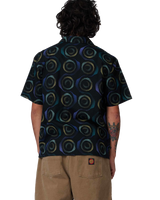The Santa Cruz Mens Vertigo Haze Shirt in Black