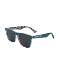 The Santa Cruz Mens Cruz Sunglasses in Teal & Black
