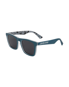 The Santa Cruz Mens Cruz Sunglasses in Teal & Black