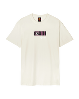 The Santa Cruz Mens Roskopp Dissect Strip T-Shirt in Unbleached Cotton