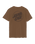 The Santa Cruz Mens Tonal Opus Dot Stripe T-Shirt in Chestnut