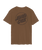 The Santa Cruz Mens Tonal Opus Dot Stripe T-Shirt in Chestnut