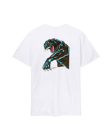 The Santa Cruz Mens Natas Sketch Panther T-Shirt in White