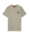 Stamped Screaming Hand T-Shirt in Stone Grey