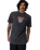 The Santa Cruz Mens Out Of Time Front T-Shirt in Black Acid Wash