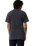 The Santa Cruz Mens Out Of Time Front T-Shirt in Black Acid Wash