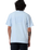 The Santa Cruz Mens Tonal Opus Dot Stripe T-Shirt in Fresh Blue