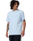 The Santa Cruz Mens Tonal Opus Dot Stripe T-Shirt in Fresh Blue