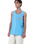 Partial Dot Vest in Pacific Blue