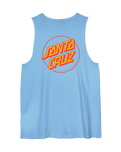 Partial Dot Vest in Pacific Blue